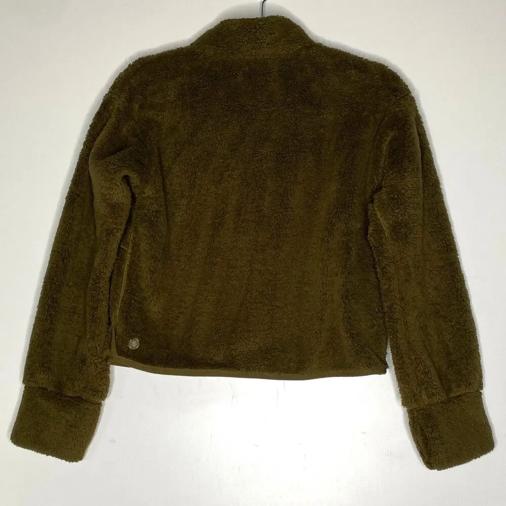 Athleta 2023 So Toasty High Pile Fleece Sherpa Jacket Girl's Size 12